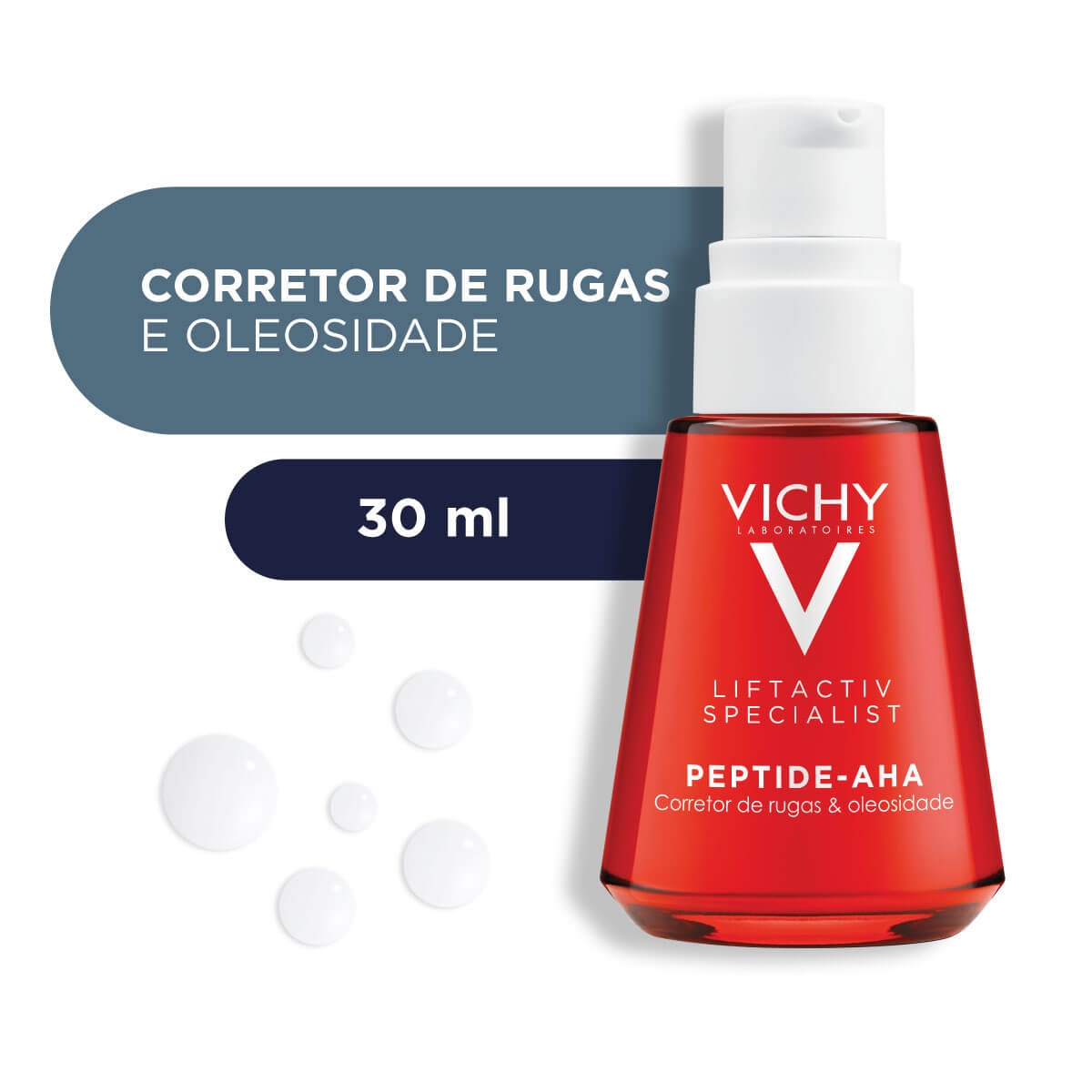 Sérum Facial com Ação Pró-Colágeno Vichy Liftactiv Peptide-AHA com 30ml Menor preço em Sérum Facial com Ação Pró-Colágeno Vichy Liftactiv Peptide-AHA com 30ml