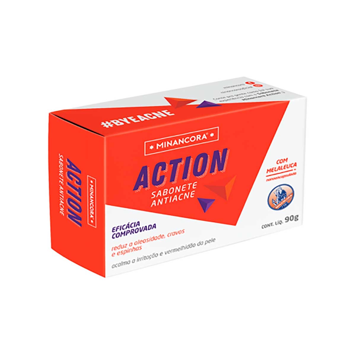 Sabonete em Barra Minancora Action Antiacne com 90g Menor preço em Sabonete em Barra Minancora Action Antiacne com 90g