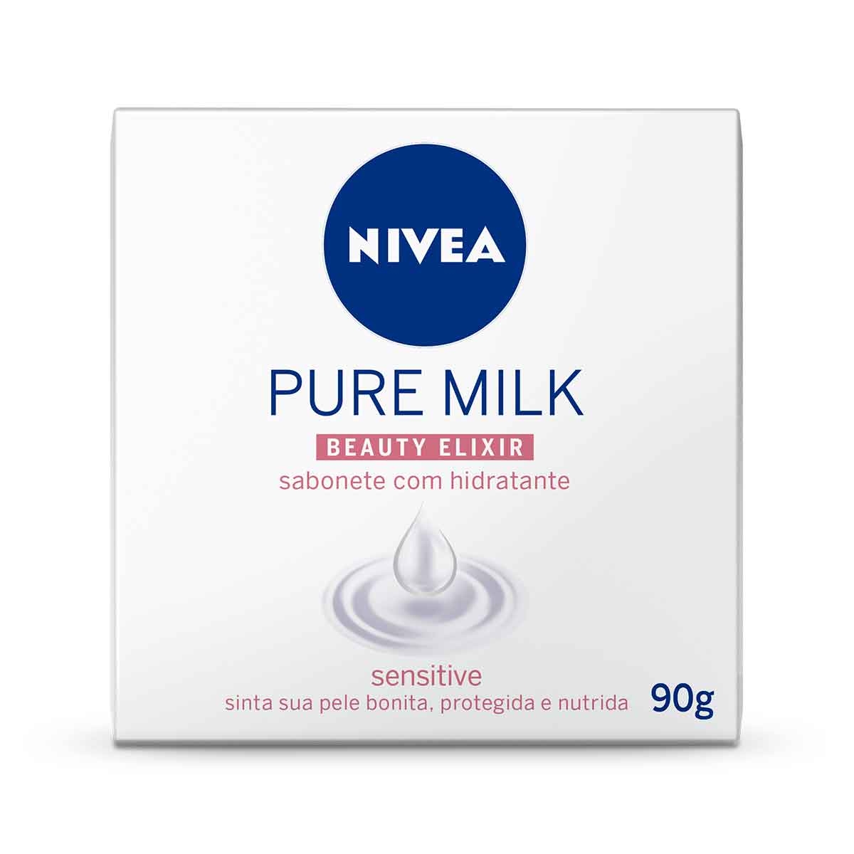 Sabonete em Barra Nivea Pure Milk Sensitive com 90g 90g