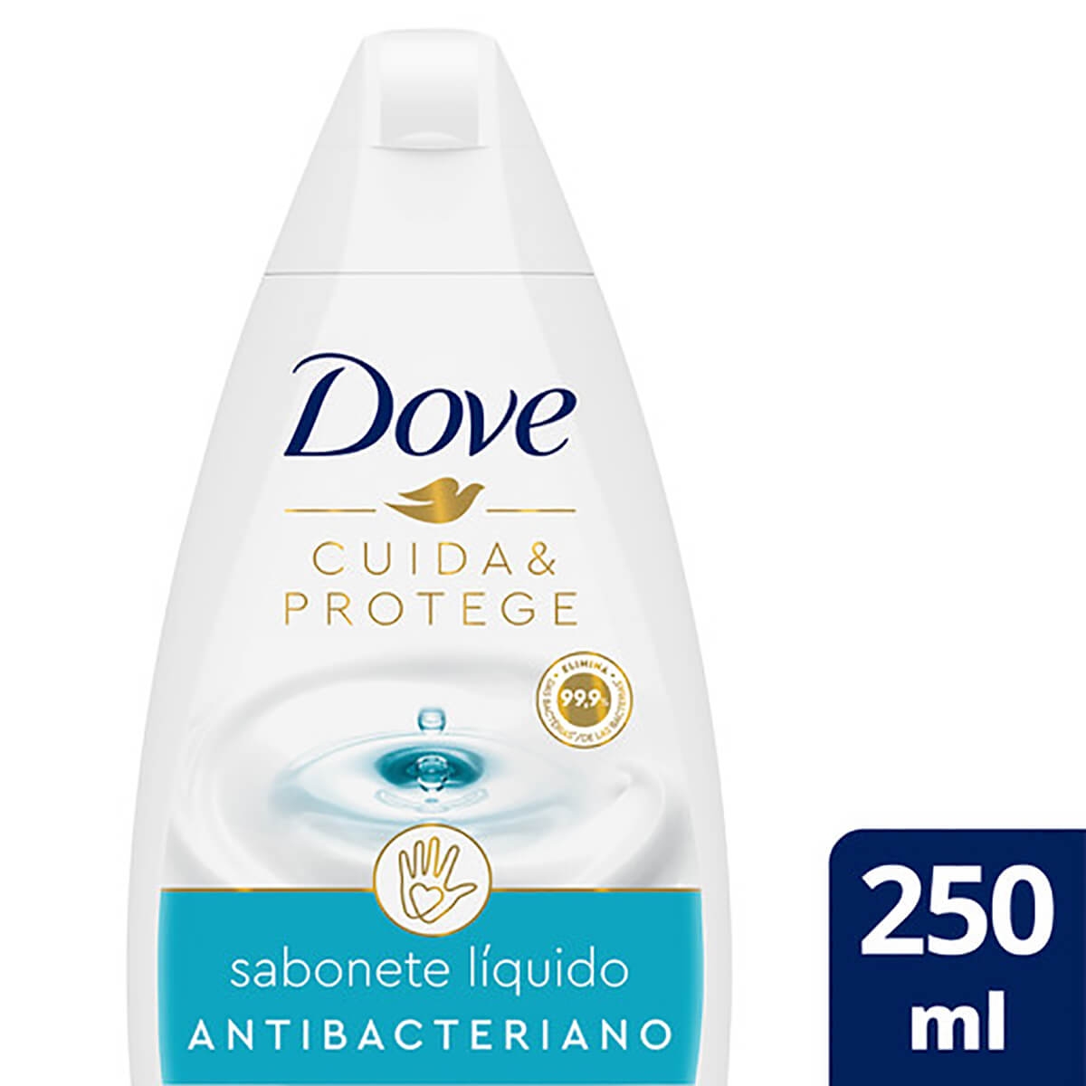 Sabonete Líquido Antibacteriano Dove Cuida & Protege Menor preço em Sabonete Líquido Antibacteriano Dove Cuida & Protege