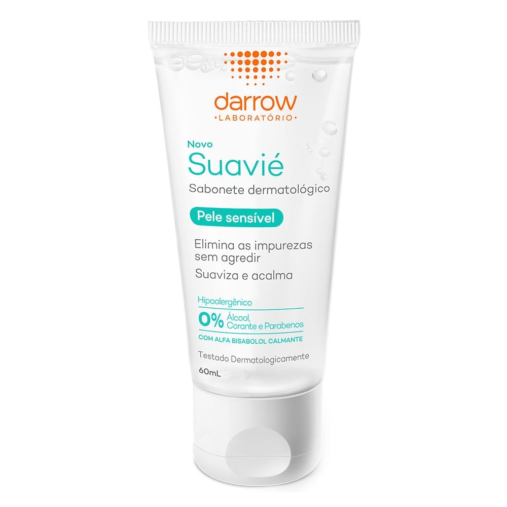 Sabonete Líquido Dermatológico Darrow Suavié Pele Sensível com 60ml