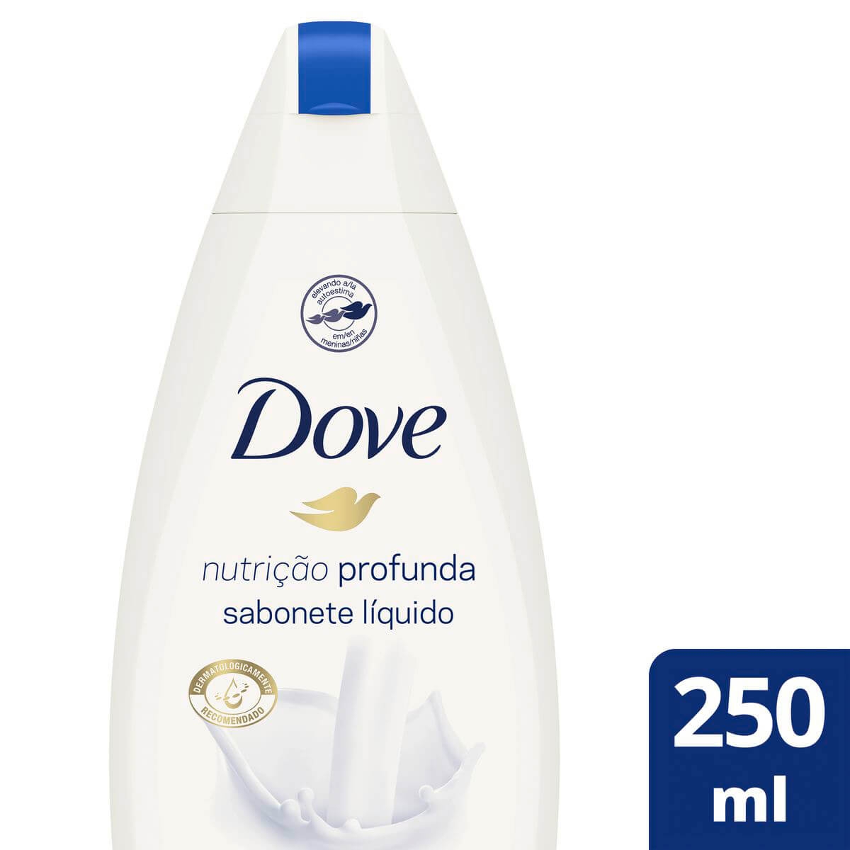 Sabonete Líquido Corporal Dove Nutrição Profunda com 250ml Menor preço em Sabonete Líquido Corporal Dove Nutrição Profunda com 250ml