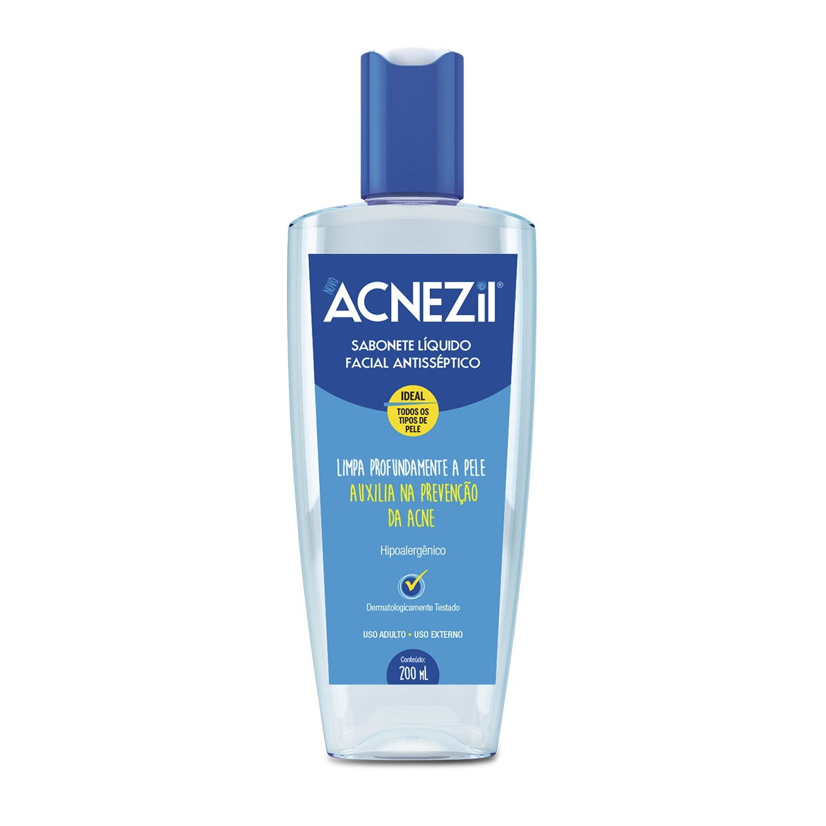 Sabonete Líquido Facial Acnezil com 200ml