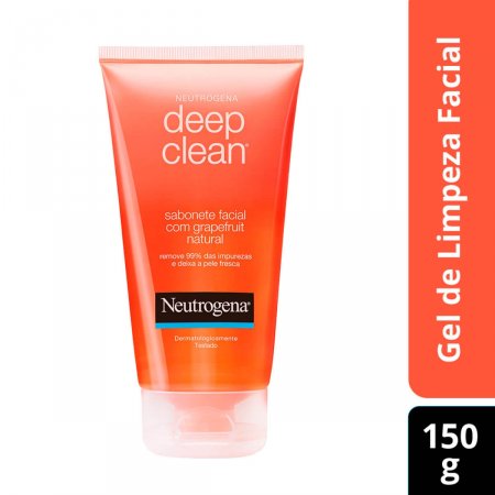 Sabonete Líquido Facial Neutrogena Deep Clean Grapefruit com 150g