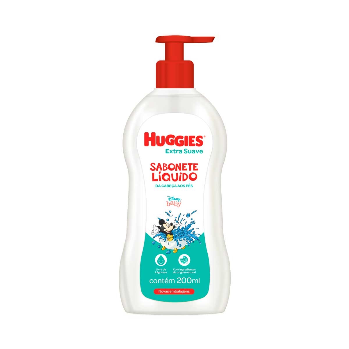 Sabonete Líquido Infantil Huggies Extra Suave com 200ml Menor preço em Sabonete Líquido Infantil Huggies Extra Suave com 200ml