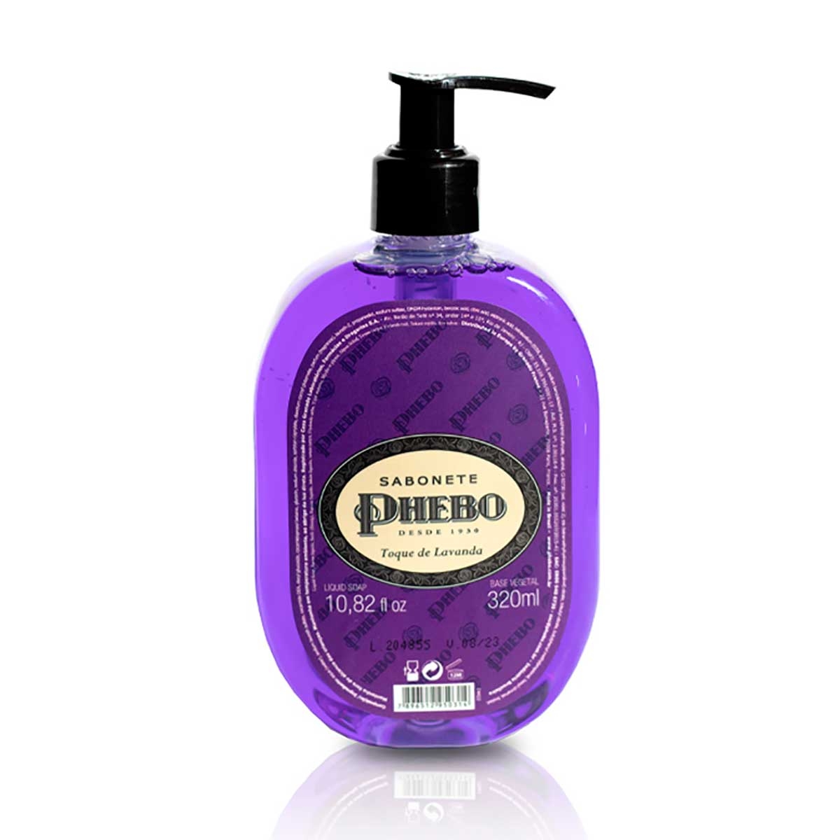 Sabonete Líquido Phebo Toque de Lavanda 320ml Menor preço em Sabonete Líquido Phebo Toque de Lavanda 320ml