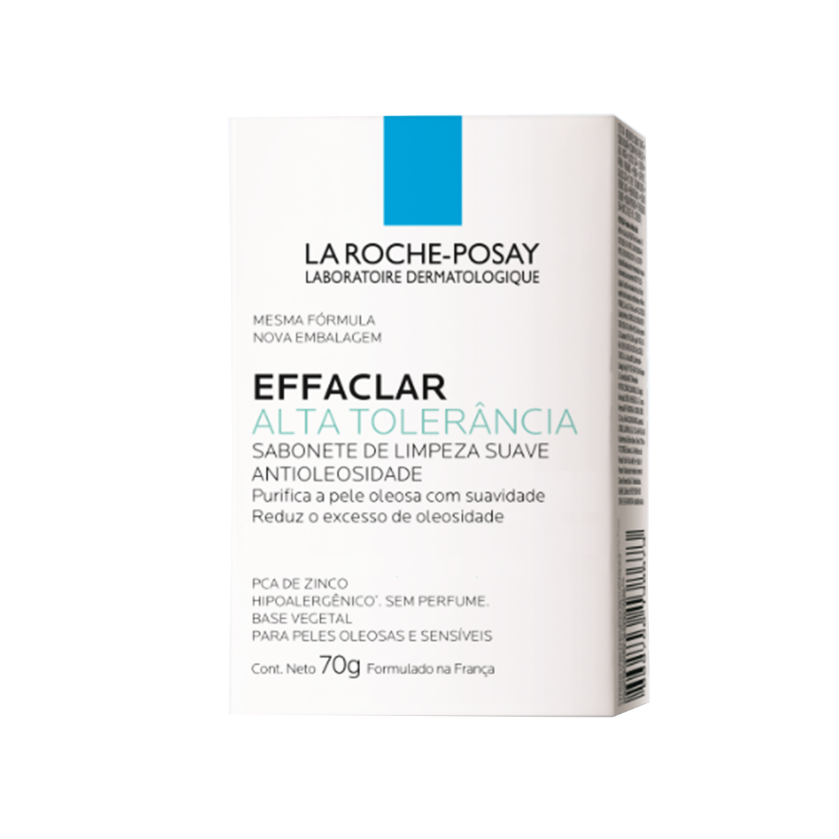Sabonete Facial em Barra La Roche-Posay Effaclar Alta Tolerância Antioleosidade com 70g Menor preço em Sabonete Facial em Barra La Roche-Posay Effaclar Alta Tolerância Antioleosidade com 70g