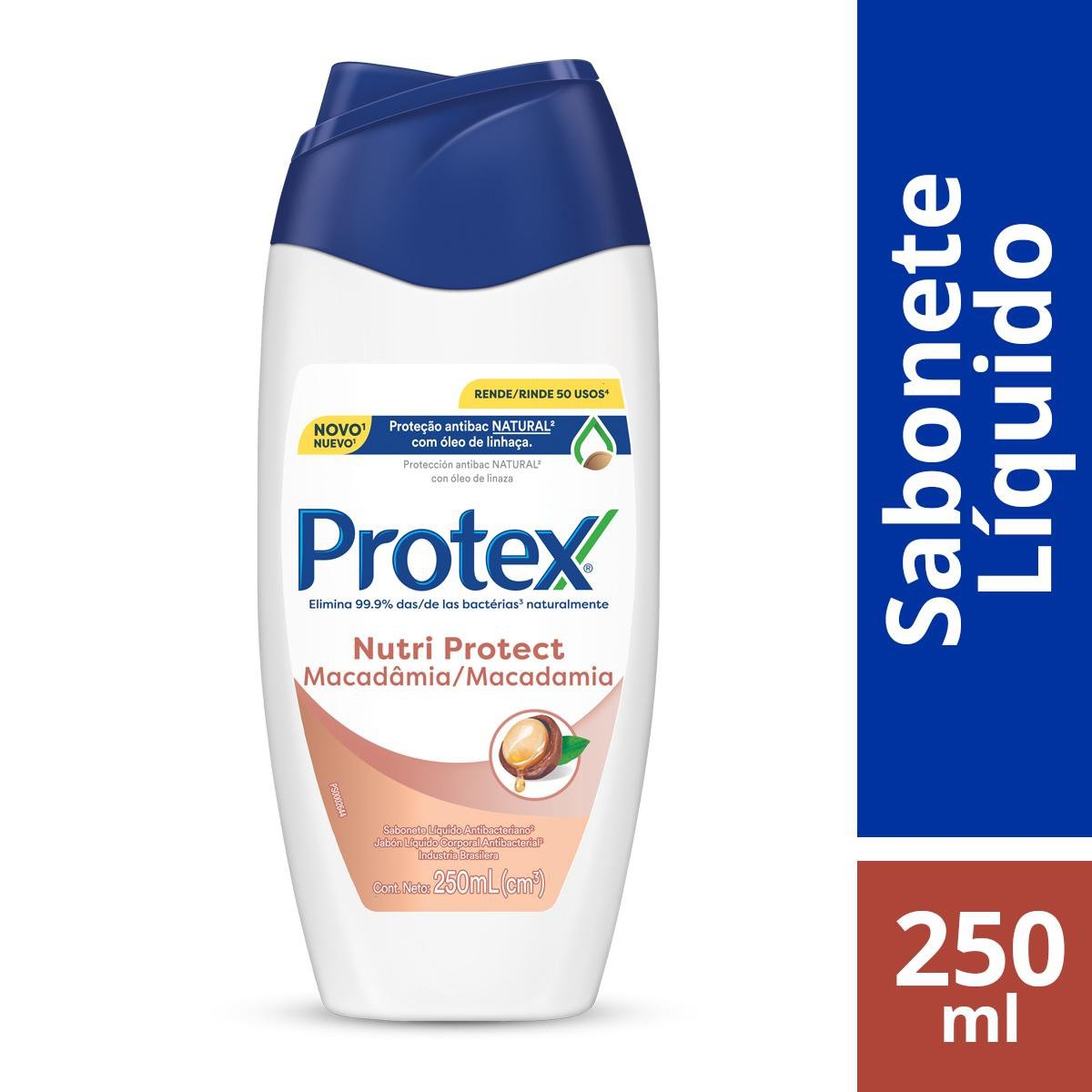 Sabonete Líquido Corporal Protex Macadâmia com 250ml Menor preço em Sabonete Líquido Corporal Protex Macadâmia com 250ml