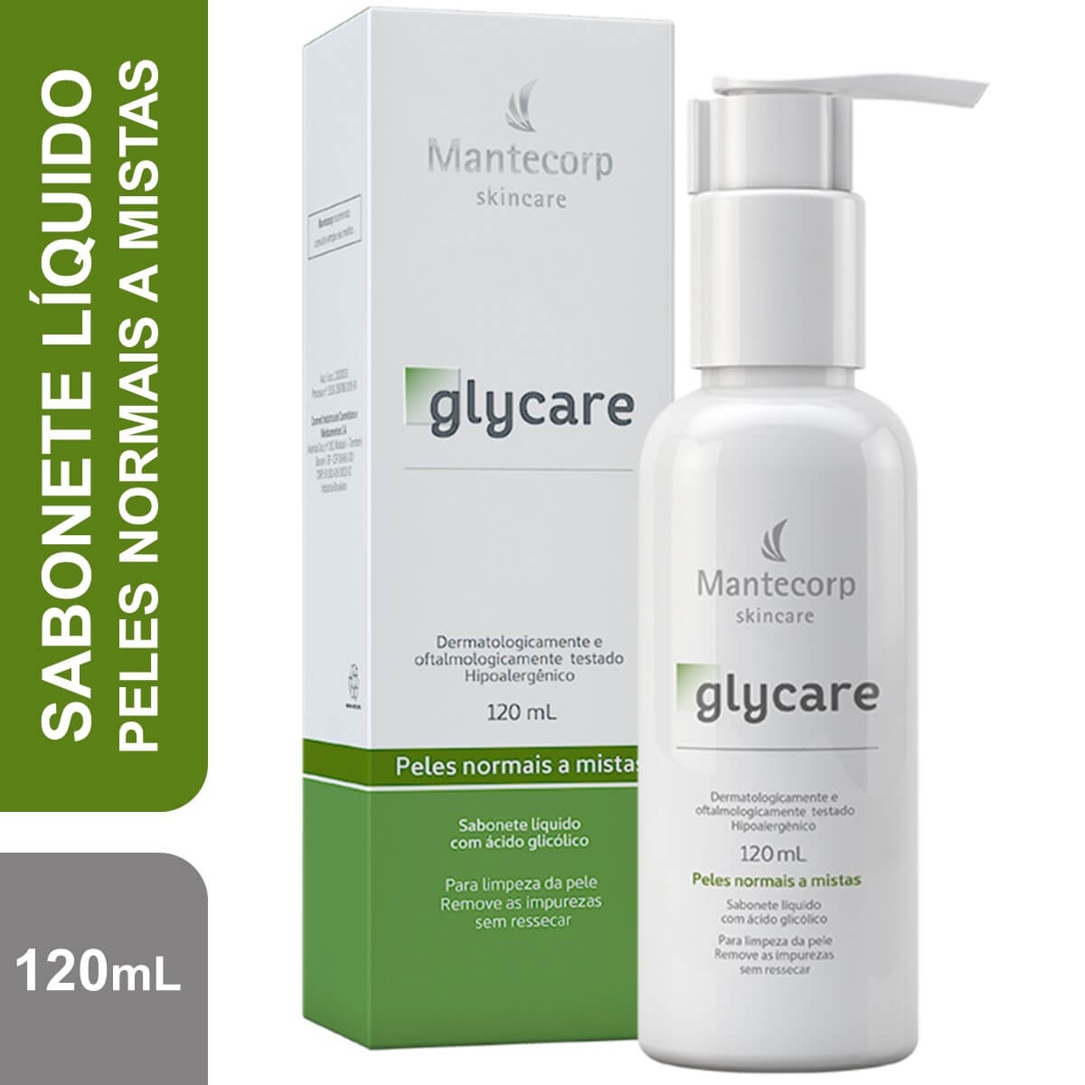 Sabonete Líquido Facial Glycare com 120ml Menor preço em Sabonete Líquido Facial Glycare com 120ml
