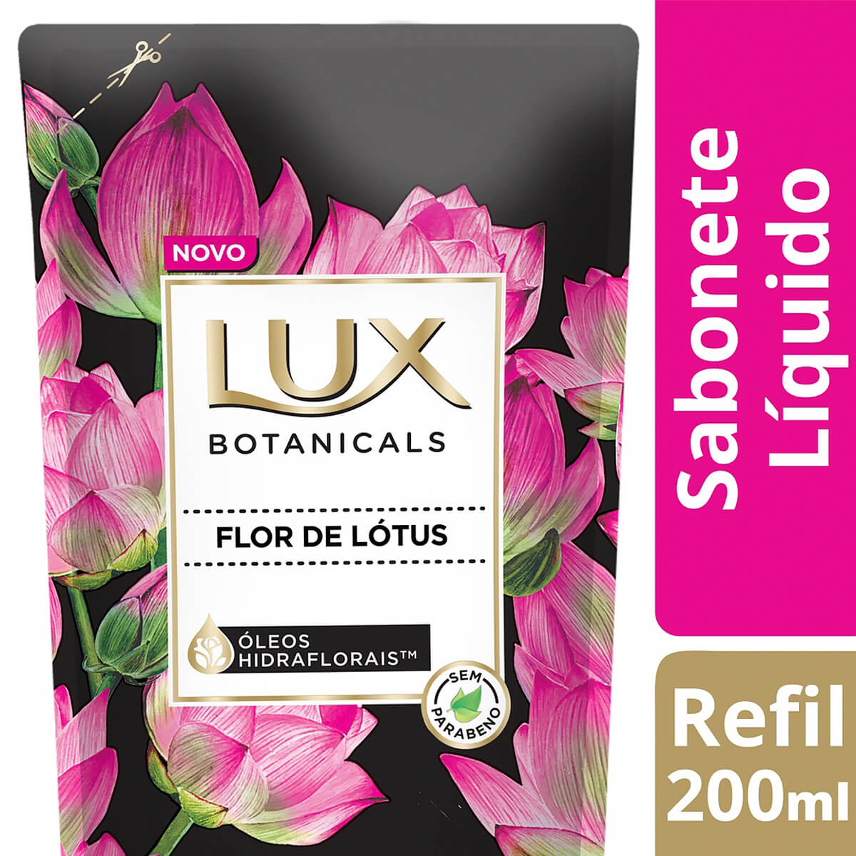 Sabonete Líquido Lux Botanicals Flor de Lótus Refil Menor preço em Sabonete Líquido Lux Botanicals Flor de Lótus Refil