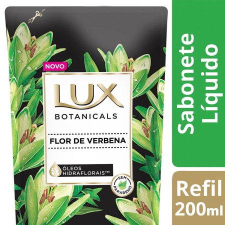 Refil Sabonete Líquido Lux Botanicals Flor de Verbena com 200ml