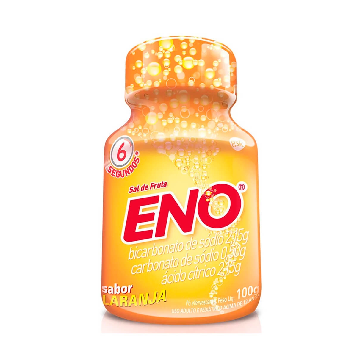 Sal de Fruta Eno Sabor Laranja