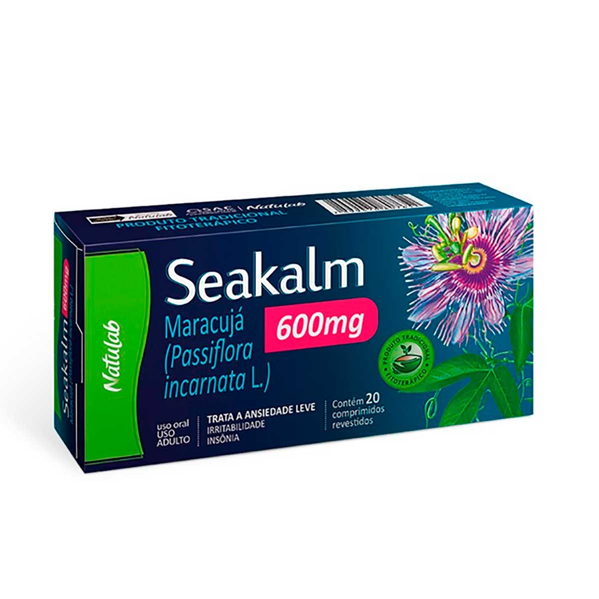 Seakalm 600mg com 20 Comprimidos Menor preço em Seakalm 600mg com 20 Comprimidos