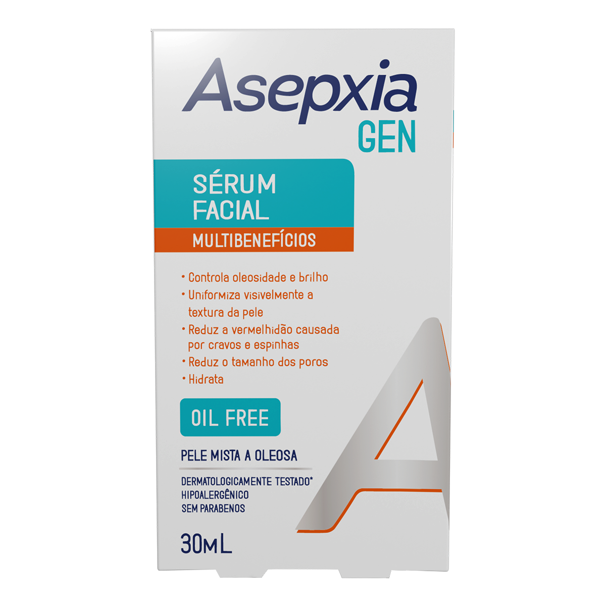 Sérum Corretor Facial Asepxia Gen para Pele Oleosa 30ml 30ml