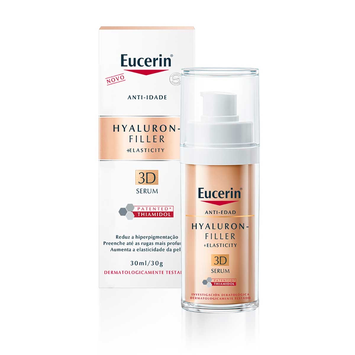 Sérum Facial Anti-Idade Eucerin Hyaluron-Filler +Elasticity 3D com 30ml Menor preço em Sérum Facial Anti-Idade Eucerin Hyaluron-Filler +Elasticity 3D com 30ml