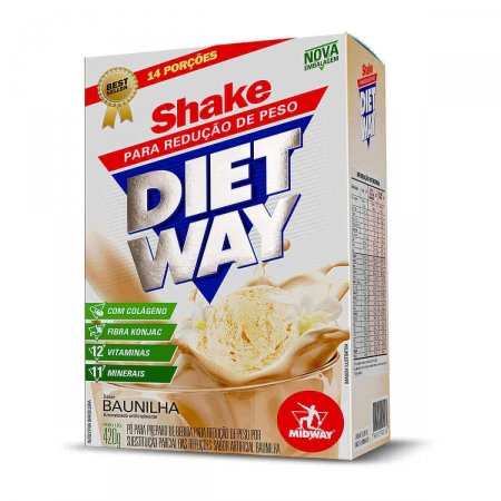 Shake Diet Way Sabor Baunilha com 420g
