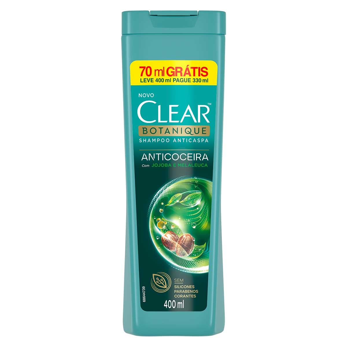 Shampoo Anticaspa Clear Botanique Anticoceira com 400ml