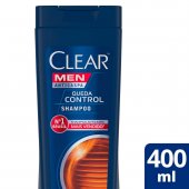 Shampoo Anticaspa Clear Men Queda Control com 400ml
