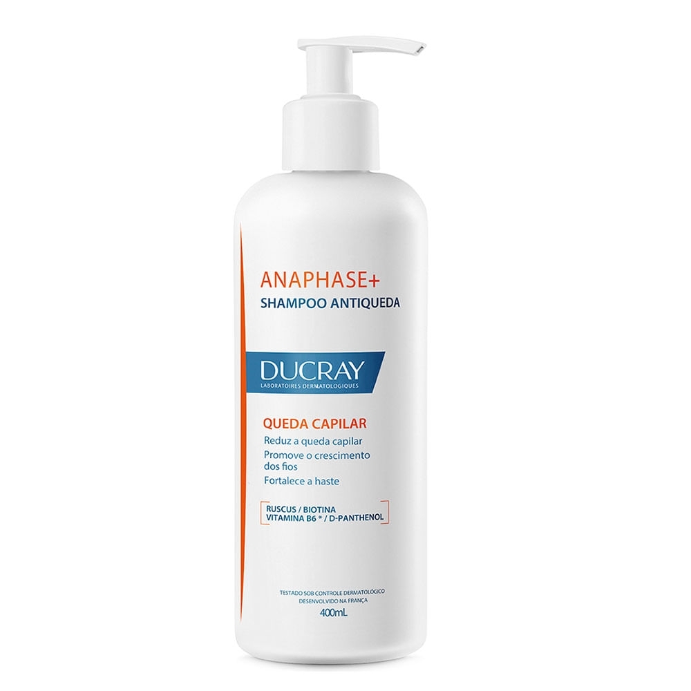 Shampoo Antiqueda Ducray Anaphase+ com 400ml Menor preço em Shampoo Antiqueda Ducray Anaphase+ com 400ml