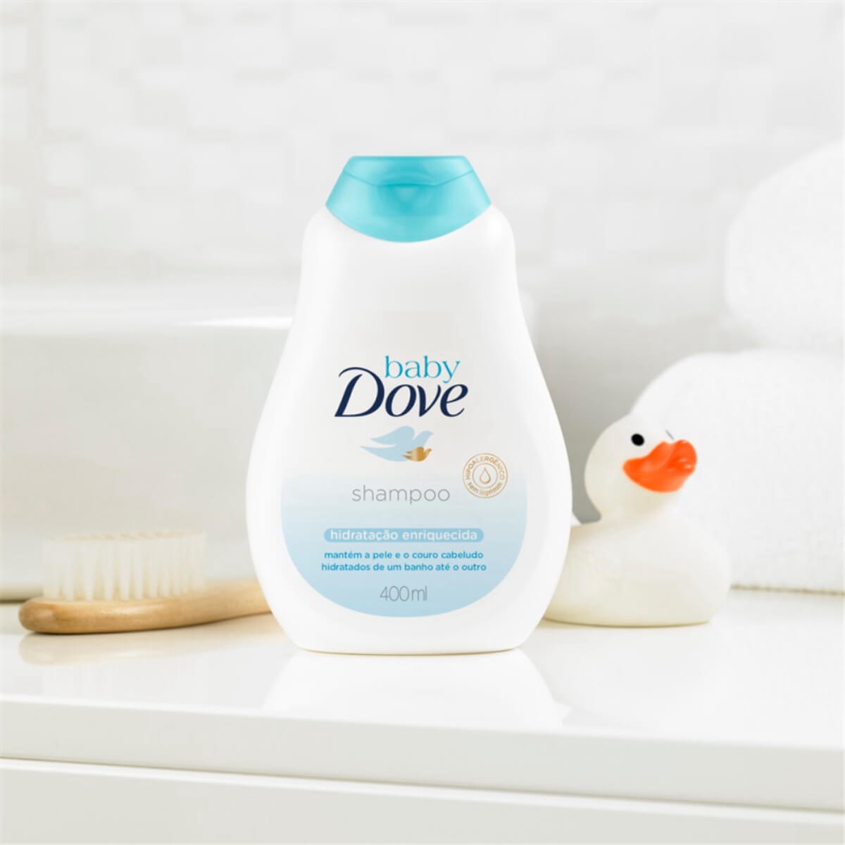Shampoo Baby Dove Hidratação Enriquecida com 400ml Droga Raia