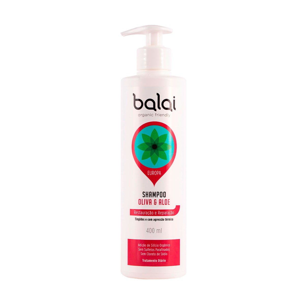 Shampoo Vegano Balai Oliva & Aloe com 400ml 400ml