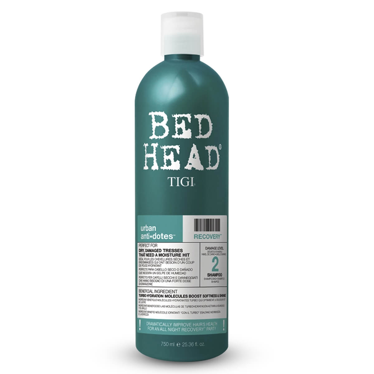 Shampoo Bed Head Urban Anti+Dotes Recovery 750ml