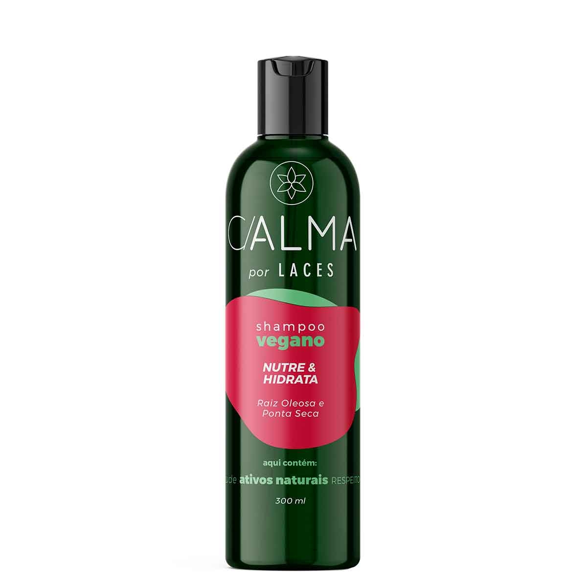 Shampoo C/Alma por Laces Raiz Oleosa e Ponta Seca com 300ml 300ml
