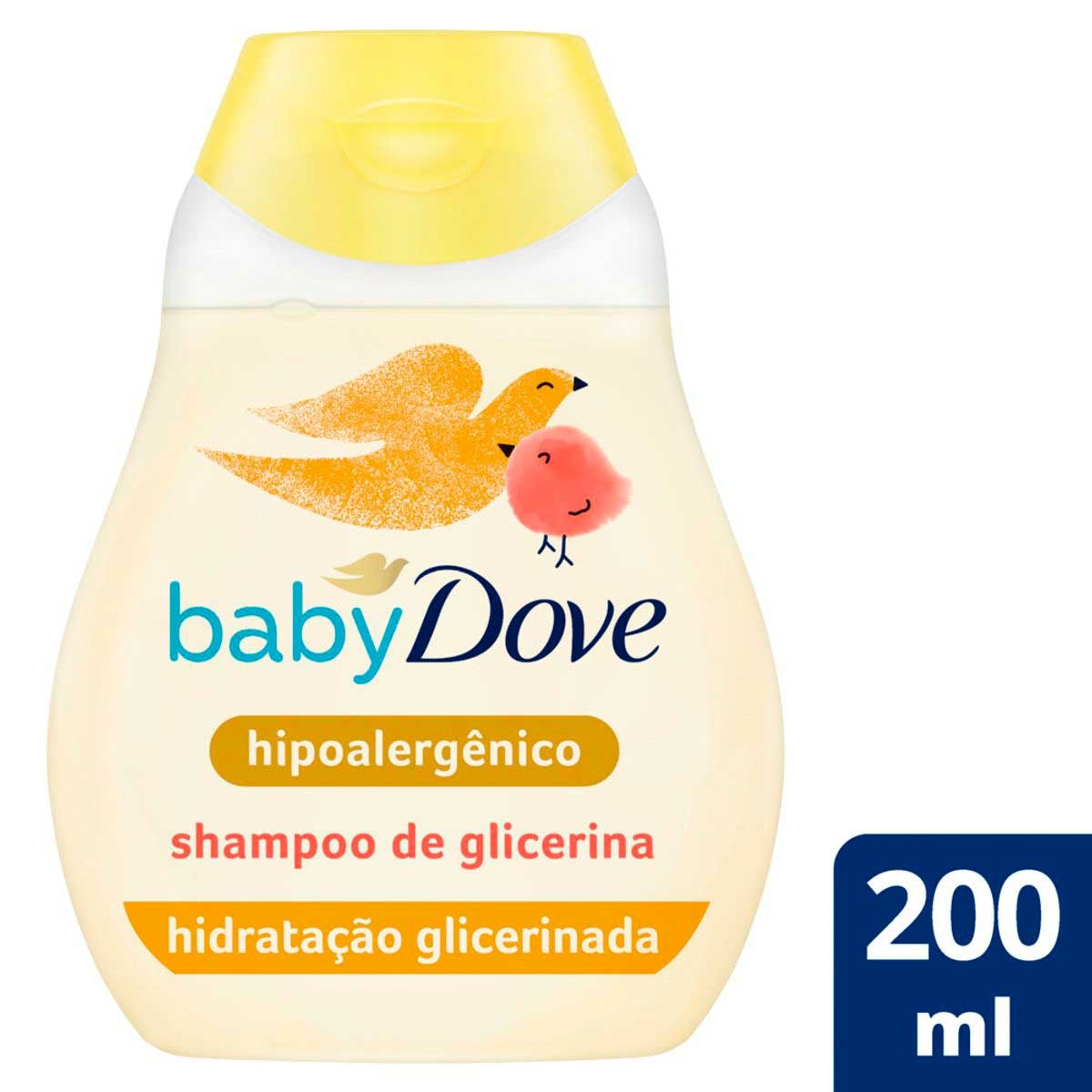Shampoo de Glicerina Baby Dove Hidratação Glicerinada com 200ml 200ml