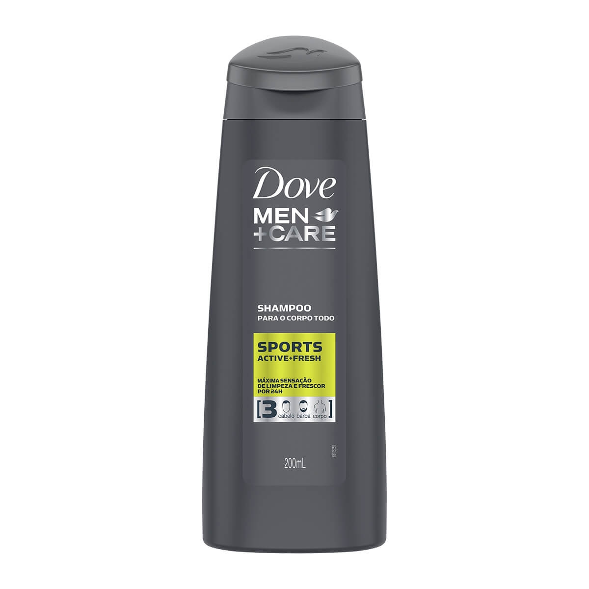 Shampoo Dove Men+Care Sports com 200ml Menor preço em Shampoo Dove Men+Care Sports com 200ml