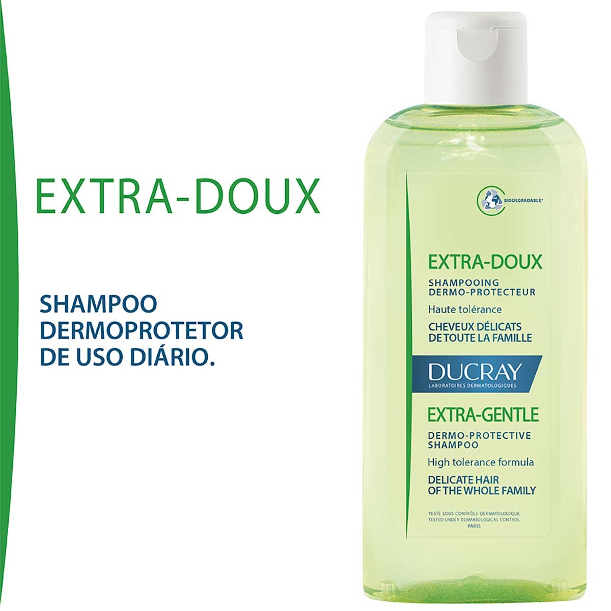 Shampoo Ducray ExtraDoux Dermoprotetor com 200ml Droga Raia