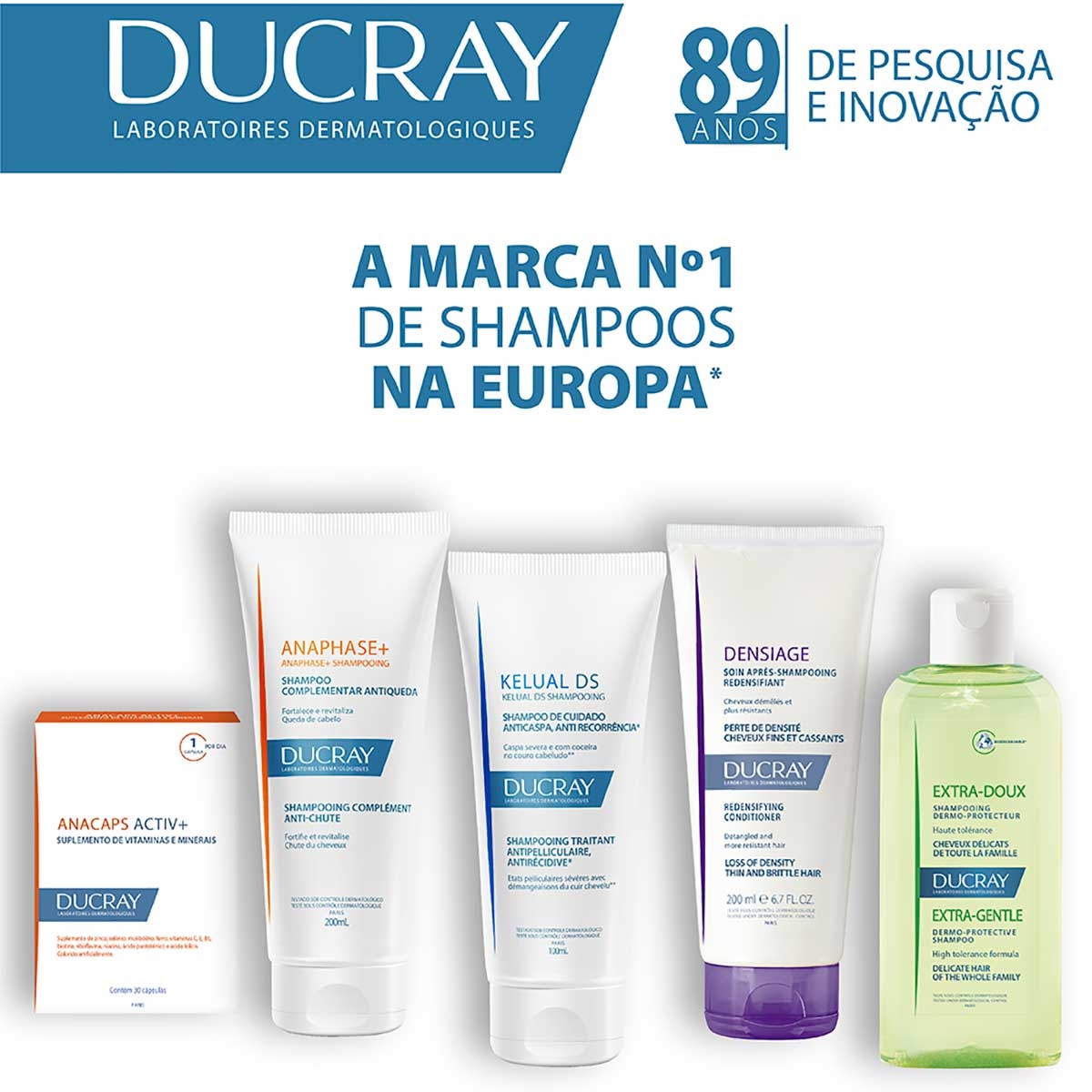 Shampoo Ducray Sensinol Tratamento Fisioprotetor com 200ml