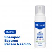 Shampoo Espuma Mustela Recém-Nascido com 150ml