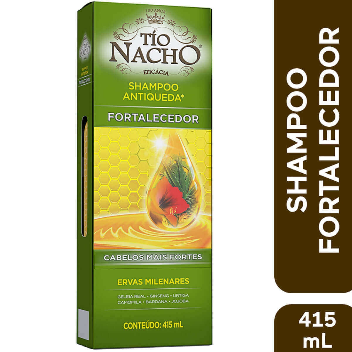 Shampoo Antiqueda Tio Nacho Fortalecedor Ervas Milenares com 415ml ...