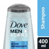 Shampoo Fortificante Dove Men +Care Alívio Refrescante com Ice Cool Mentol 400ml
