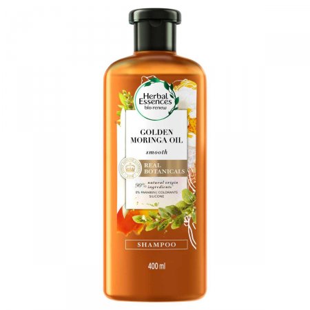 Shampoo Herbal Essences Bio:Renew Óleo de Moringa Dourada com 400ml