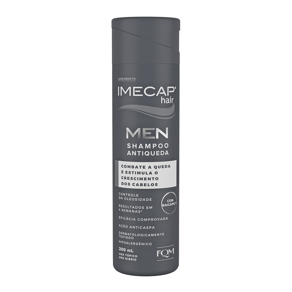 Shampoo Imecap Hair Men Antiqueda 200ml 200ml