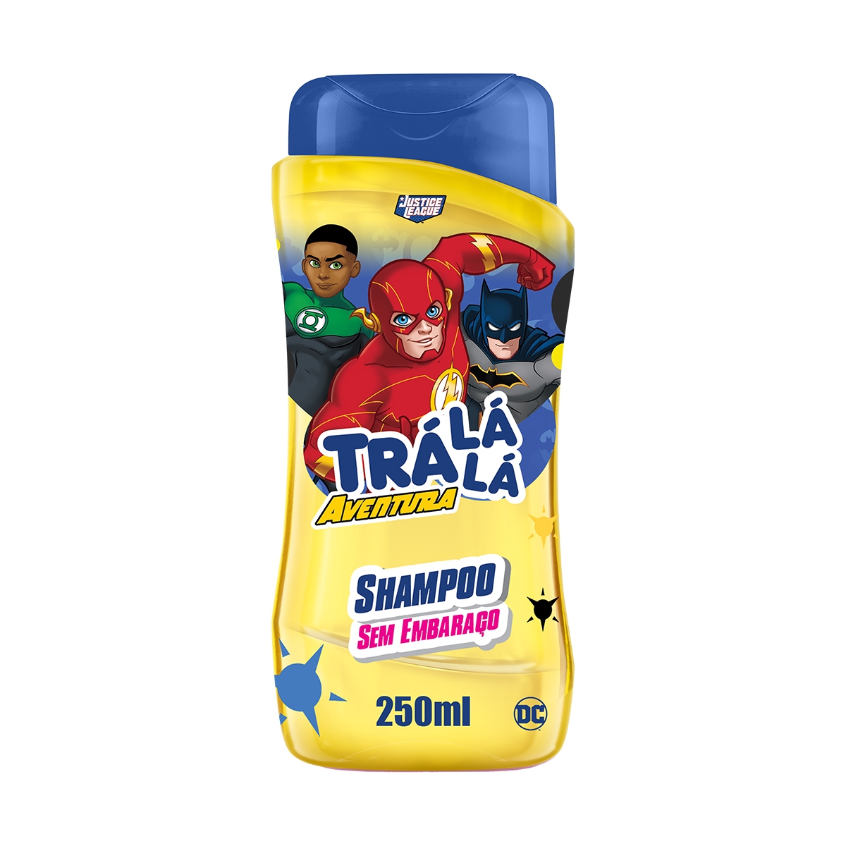 Shampoo Infantil Trá Lá Lá Aventura Justice League Sem Embaraço 250ml 250ml