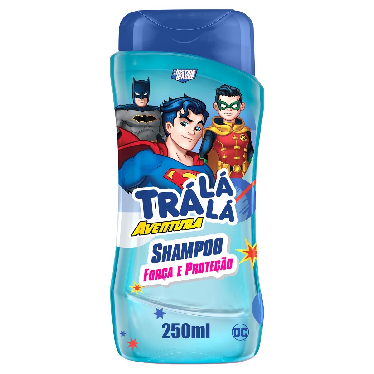 Shampoo Infantil Trá Lá Lá Aventura Justice League Força e Proteção 250ml 250ml
