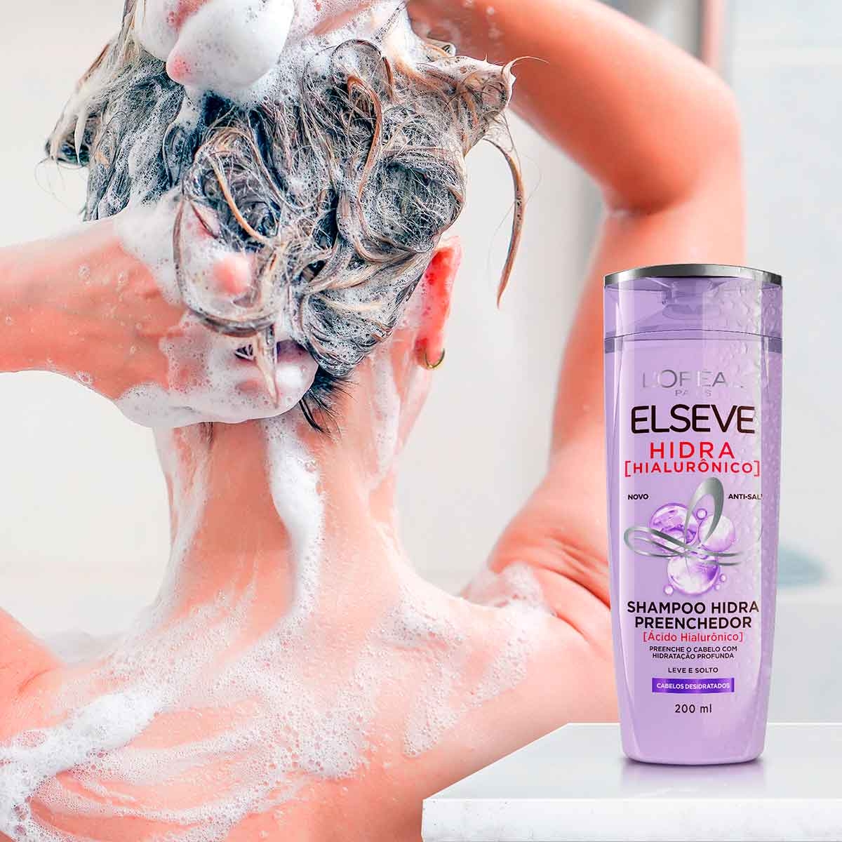 Shampoo Preenchedor Elseve Hidra Hialurônico com 200ml