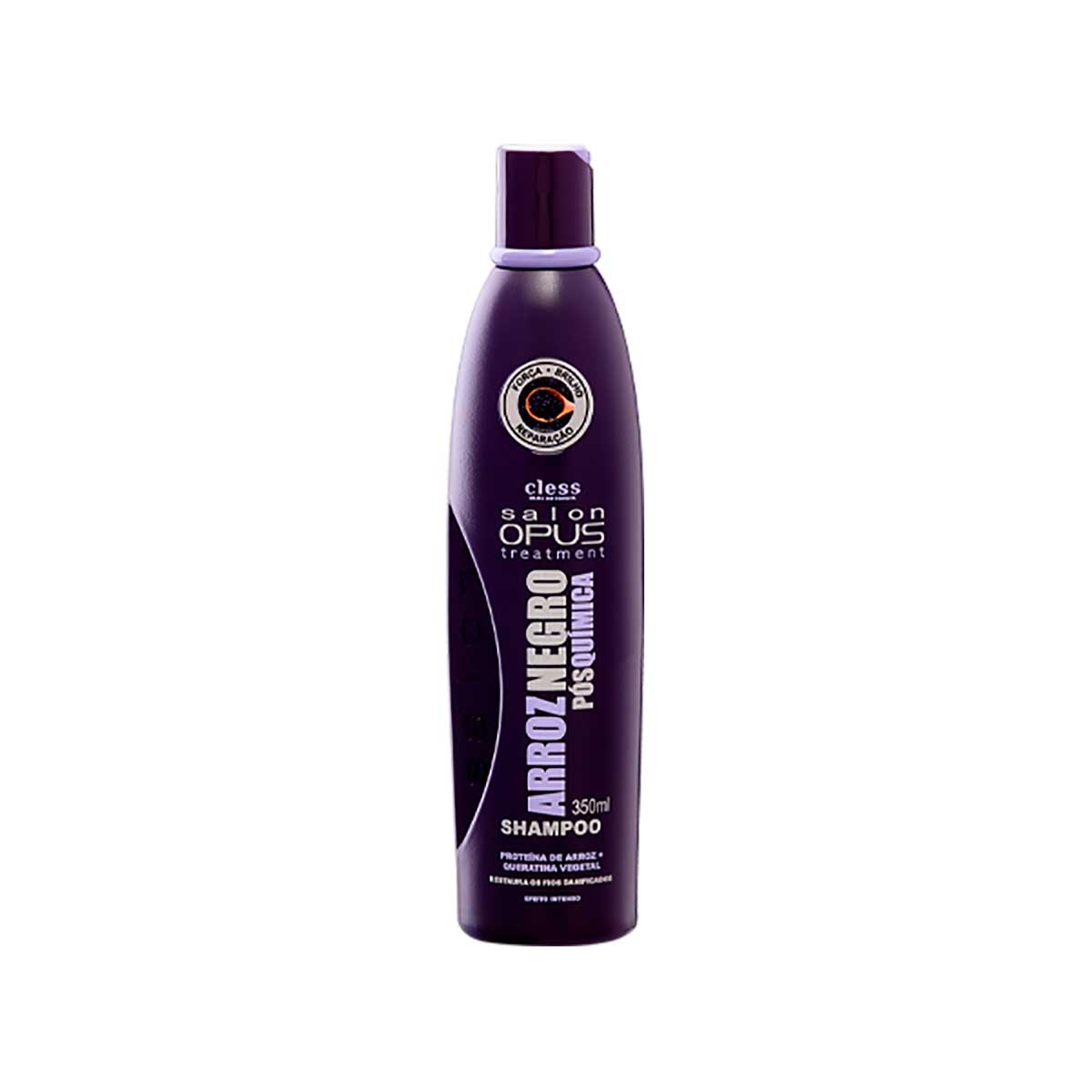 Shampoo Salon Opus Arroz Negro Pós Química com 350ml 350ml