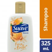 Shampoo Suave Naturals Força e Brilho Mel e Amêndoas com 325ml