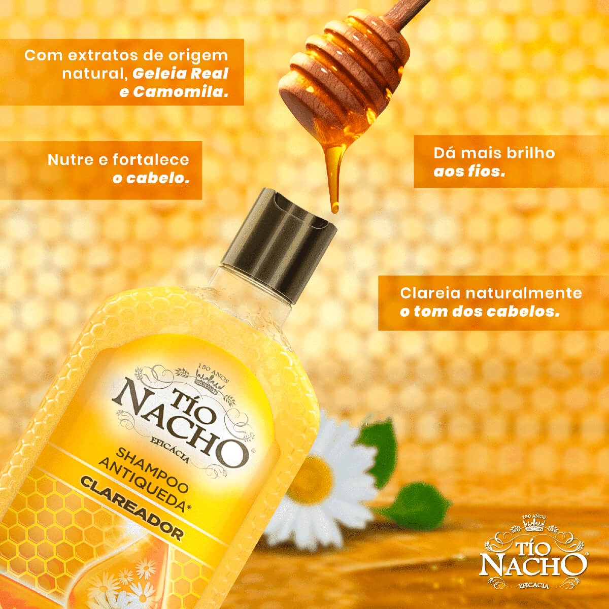 Shampoo Tio Nacho Antiqueda Clareador 415ml | Droga Raia
