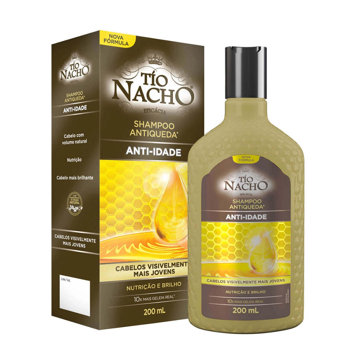 Shampoo Tio Nacho Antiqueda e Anti-Idade 200ml