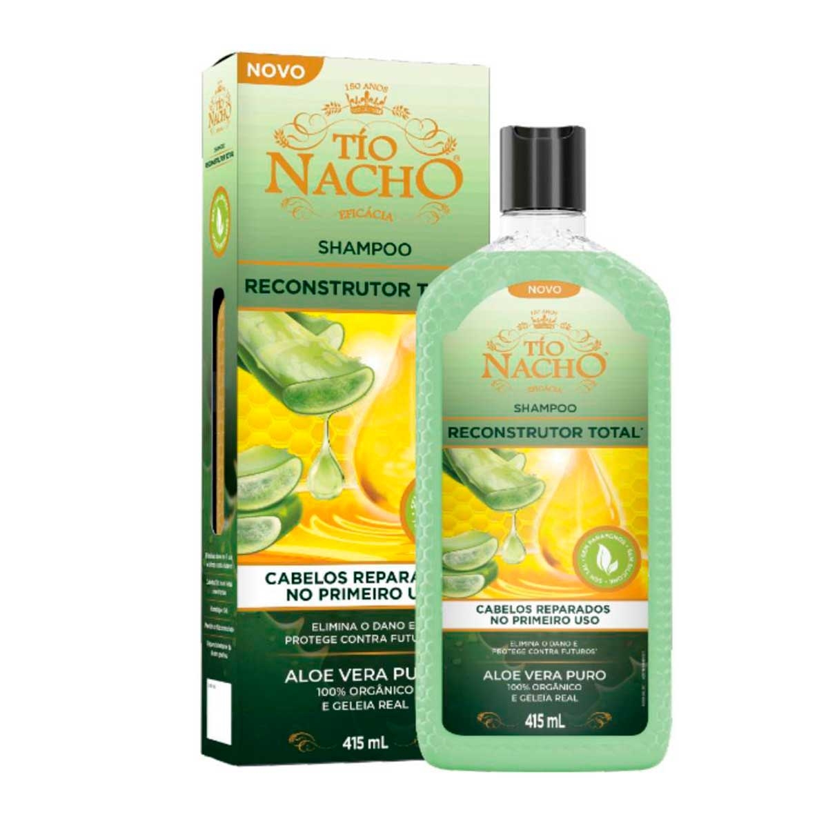 Shampoo Tio Nacho Reconstrutor Total com 415ml 415ml