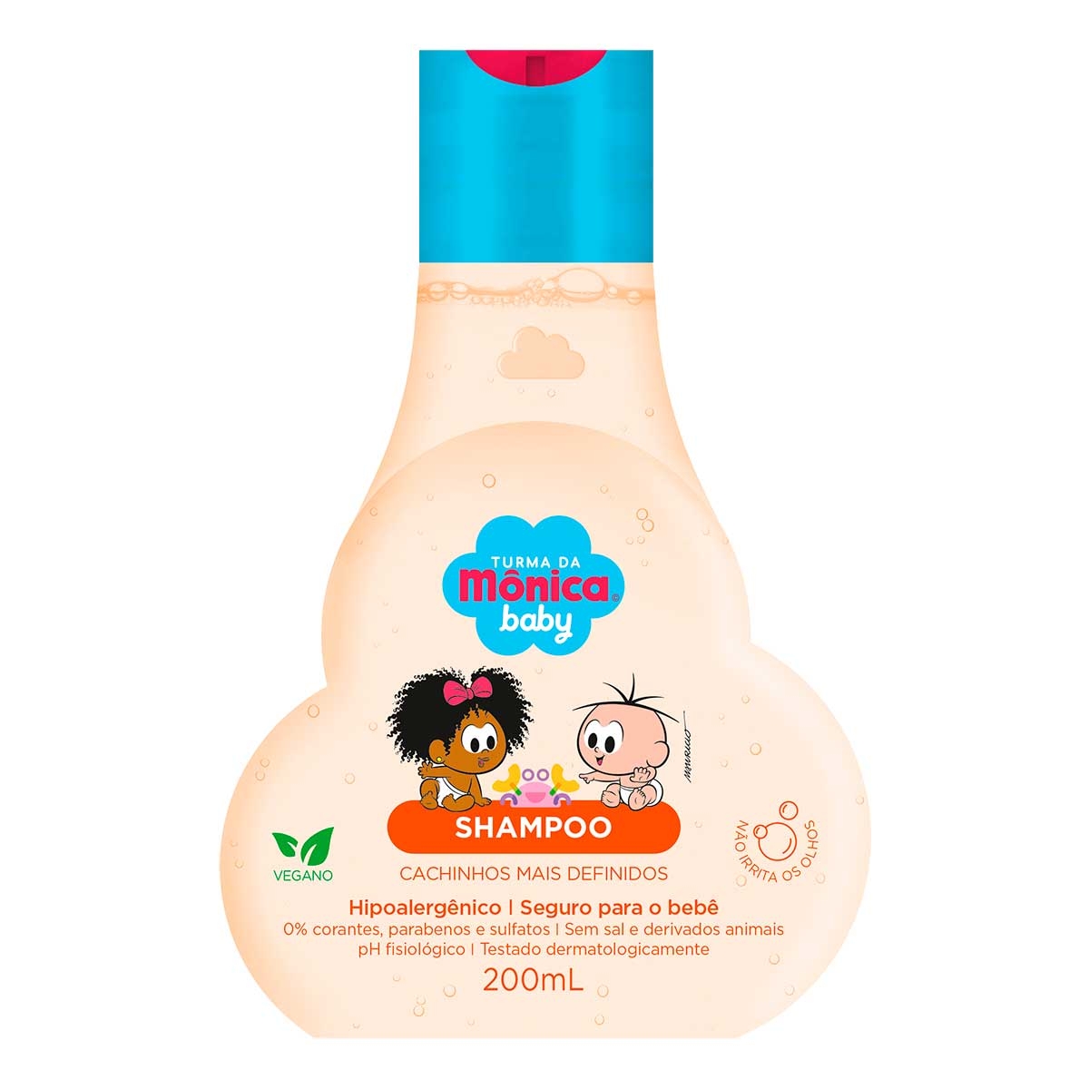 Shampoo Turma da Mônica Baby Cachinhos Mais Definidos com 200ml 200ml