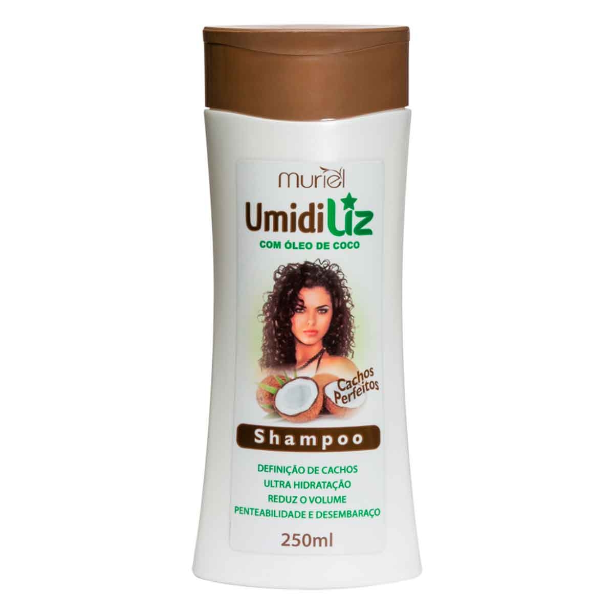 Shampoo Umidiliz Óleo de Coco com 250ml Muriel 250ml