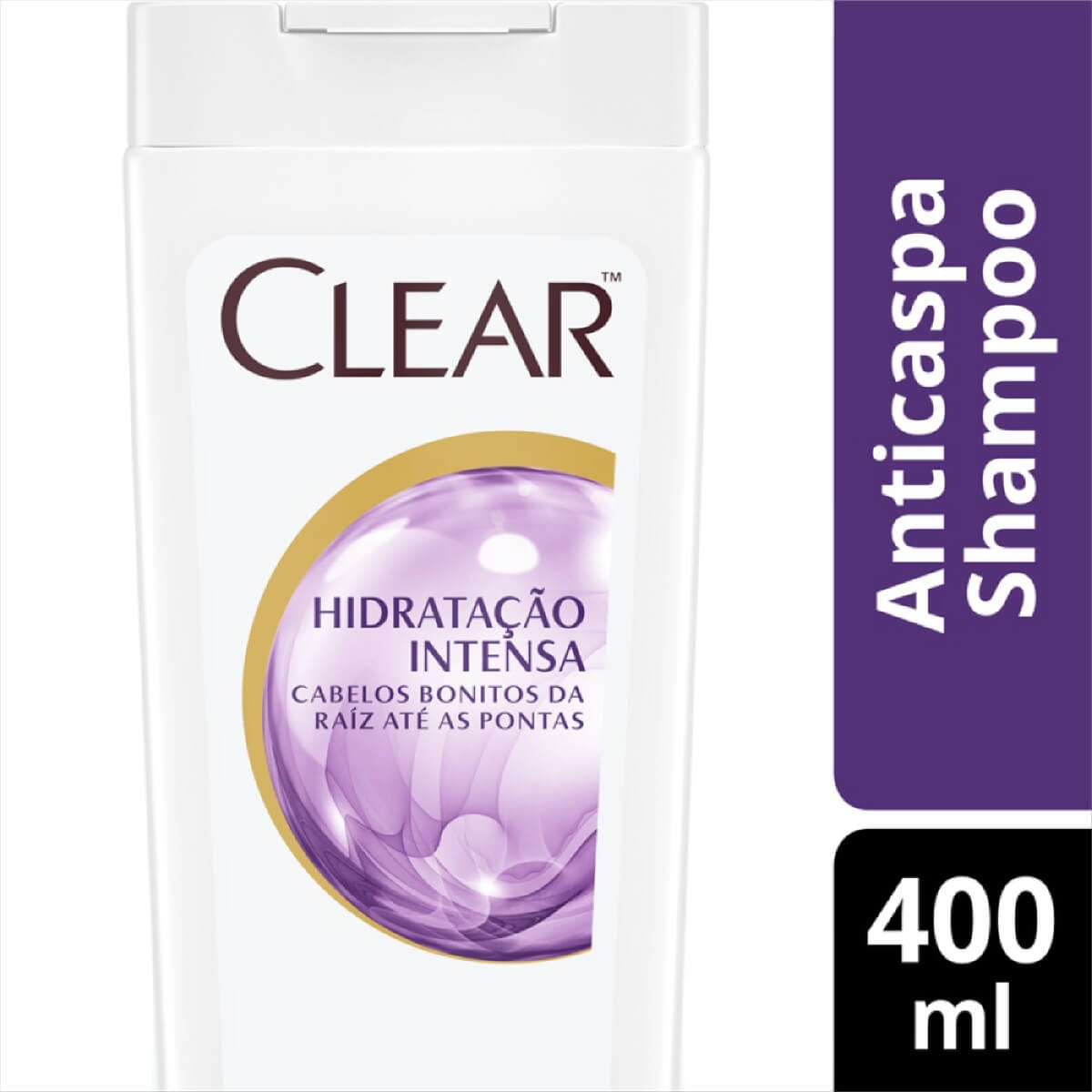 Shampoo Anticaspa Clear Women Hidratação Intensa com 400ml 400ml ...