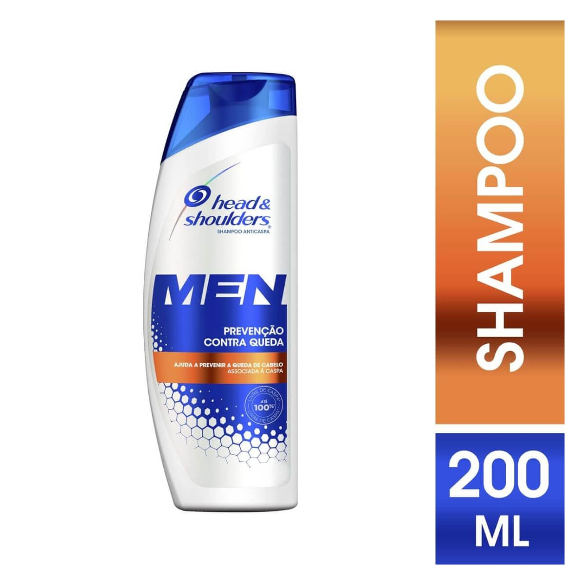 Shampoo de Cuidados com a Raiz Head & Shoulders Men Prevenção Contra Queda com 200ml