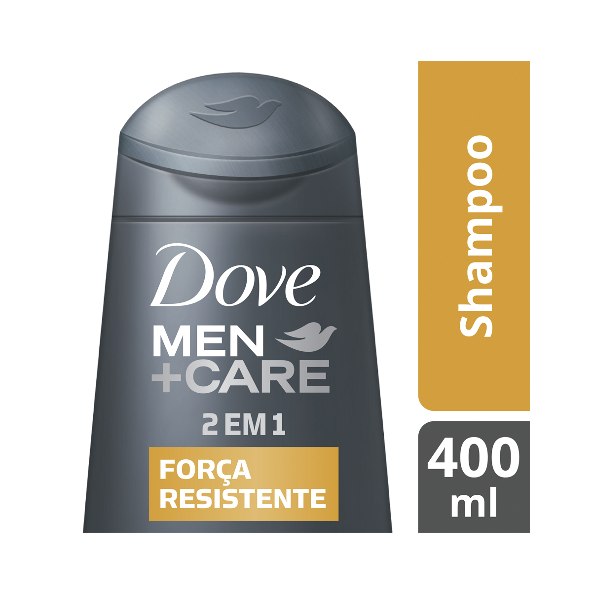 Shampoo e Condicionador Dove Men +Care 2 em 1 Força Resistente com ...