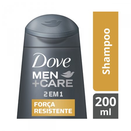 Shampoo 2 em 1 Dove Men Care Força Resistente com 200ml